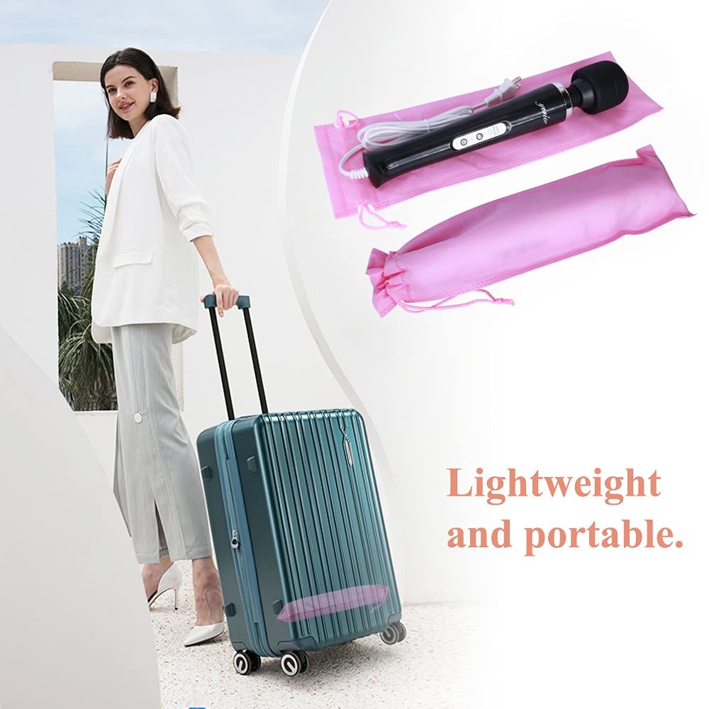YEVIOR Wired Powerful Handheld Massager with 10 Pulse Settings Strong Vibrati…