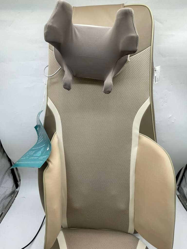 Flekzo Shiatsu Back & Neck Massage Chair Seat Cushion w/ Heat – 4D Kneading-USED