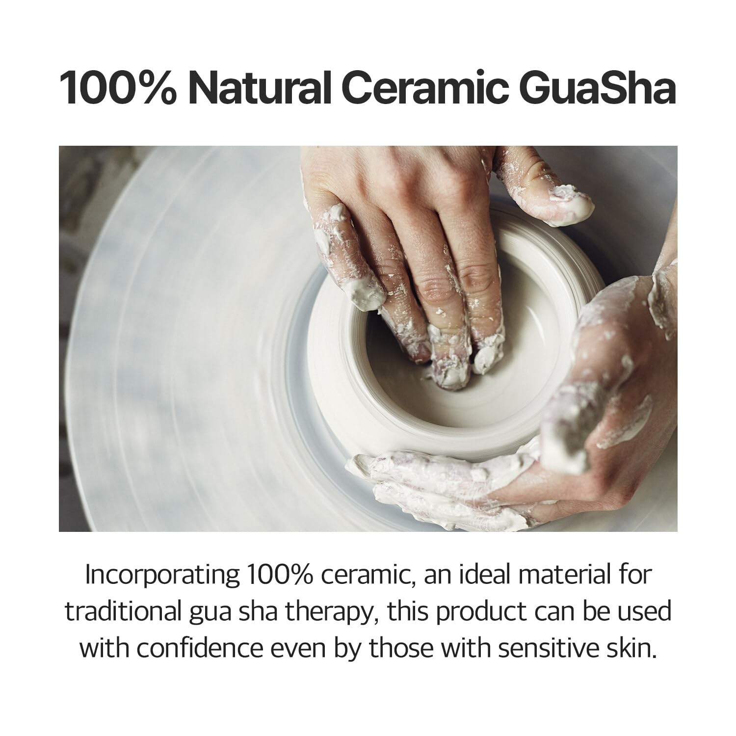 MEDITHERAPY SOKSAL GUASHA,Ceramic Gua Sha,Body Massage Tool, Korean Body Guas…