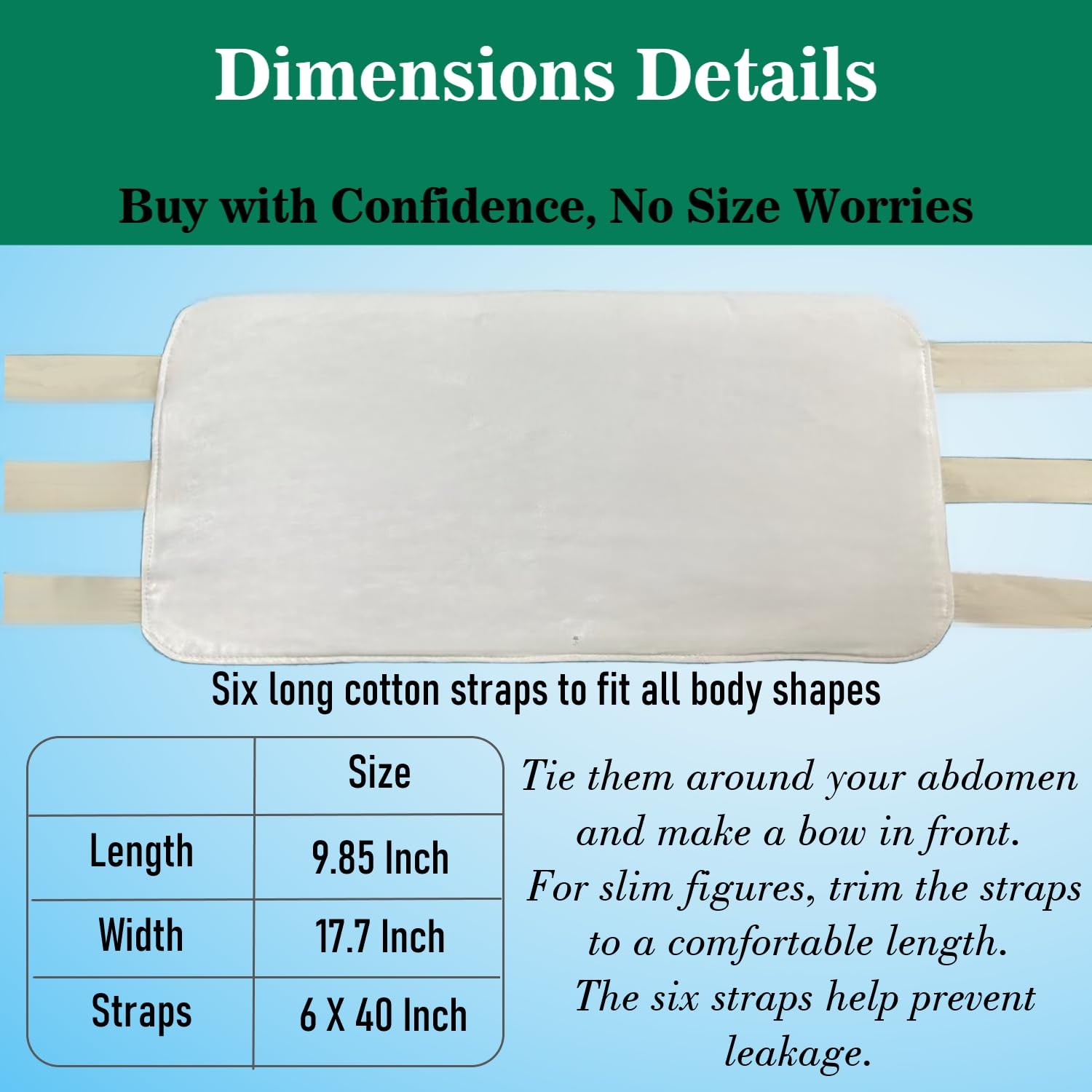 Castor Oil Pack Wrap Organic Cotton for Liver Detox, Stomach, Belly, Reusable…
