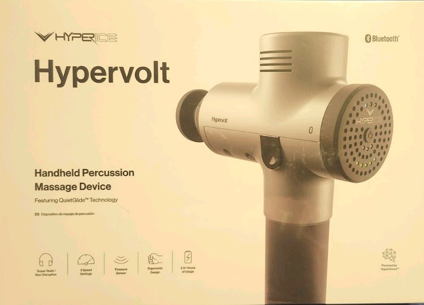 Hyperice Hypervolt Bluetooth Percussion Massage Device – Silver (53100 038-00)