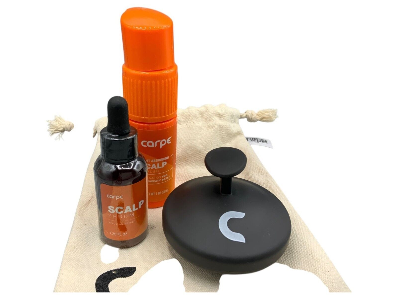 Carpe Scalp Serum & Massager System Kit With Storage Pouch