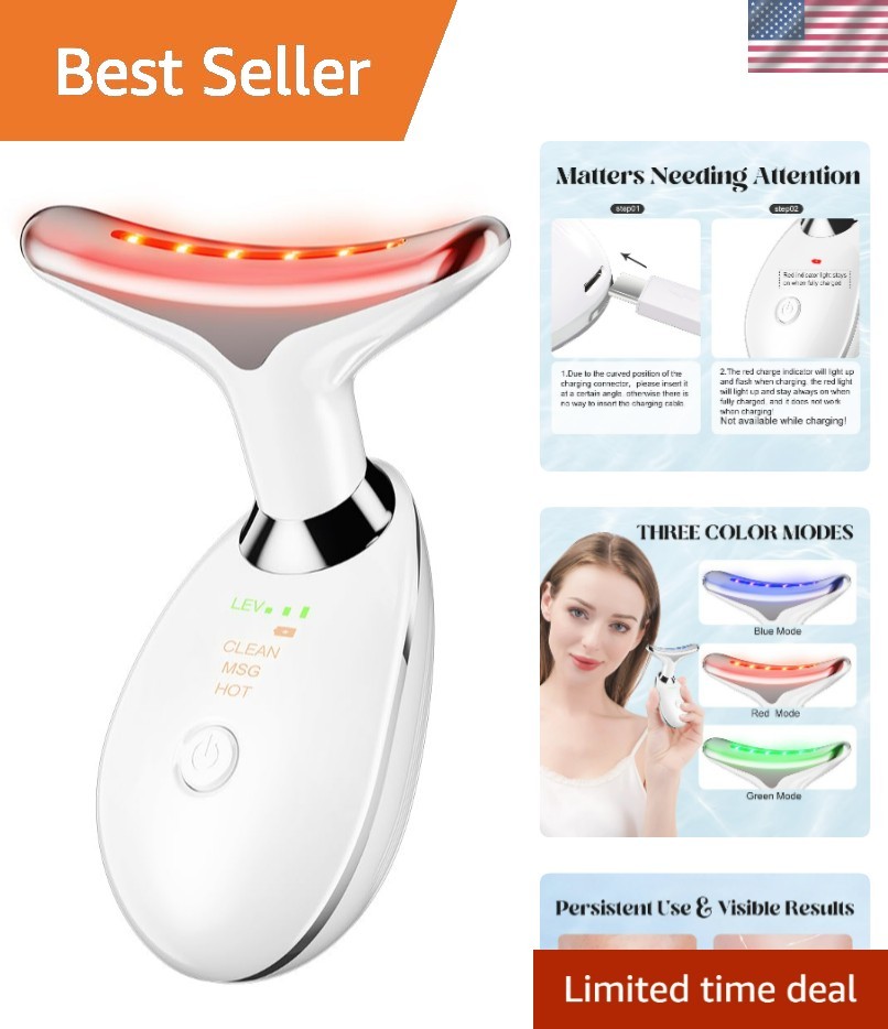 Ergonomic Face Sculpting Tool with Vibration – Ideal for All Skin Types
