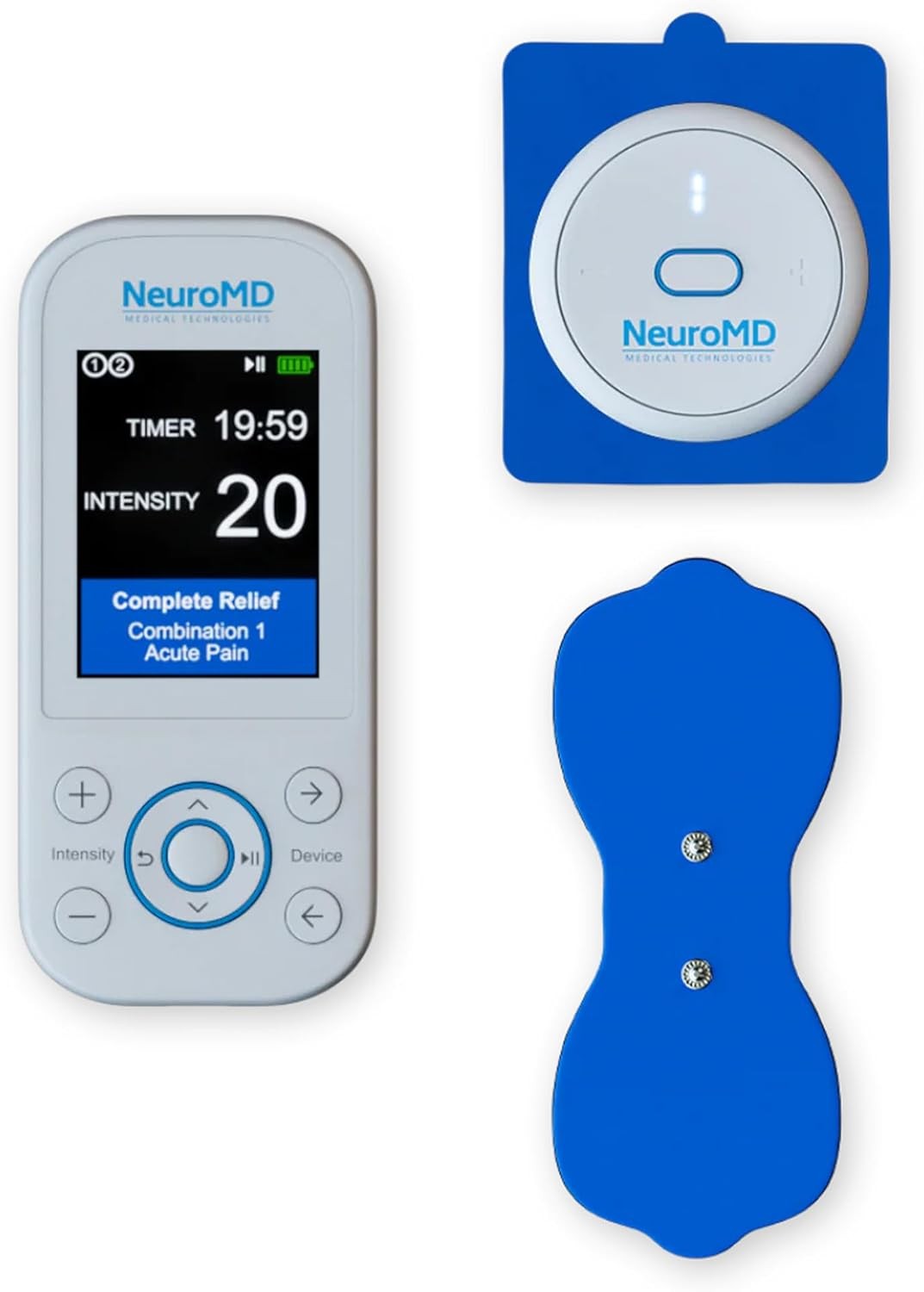 NeuroMD Wireless TENS Unit Muscle Stimulator 2.0 for Back Pain Relief