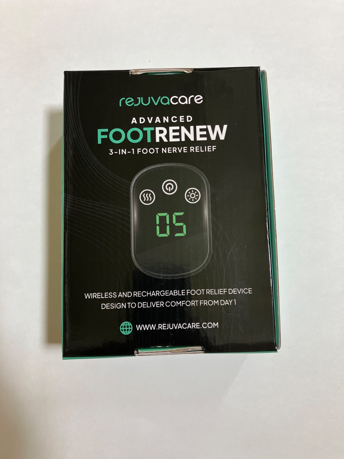 Rejuvacare Advanced foot renew massager alleviates numbness and tingling