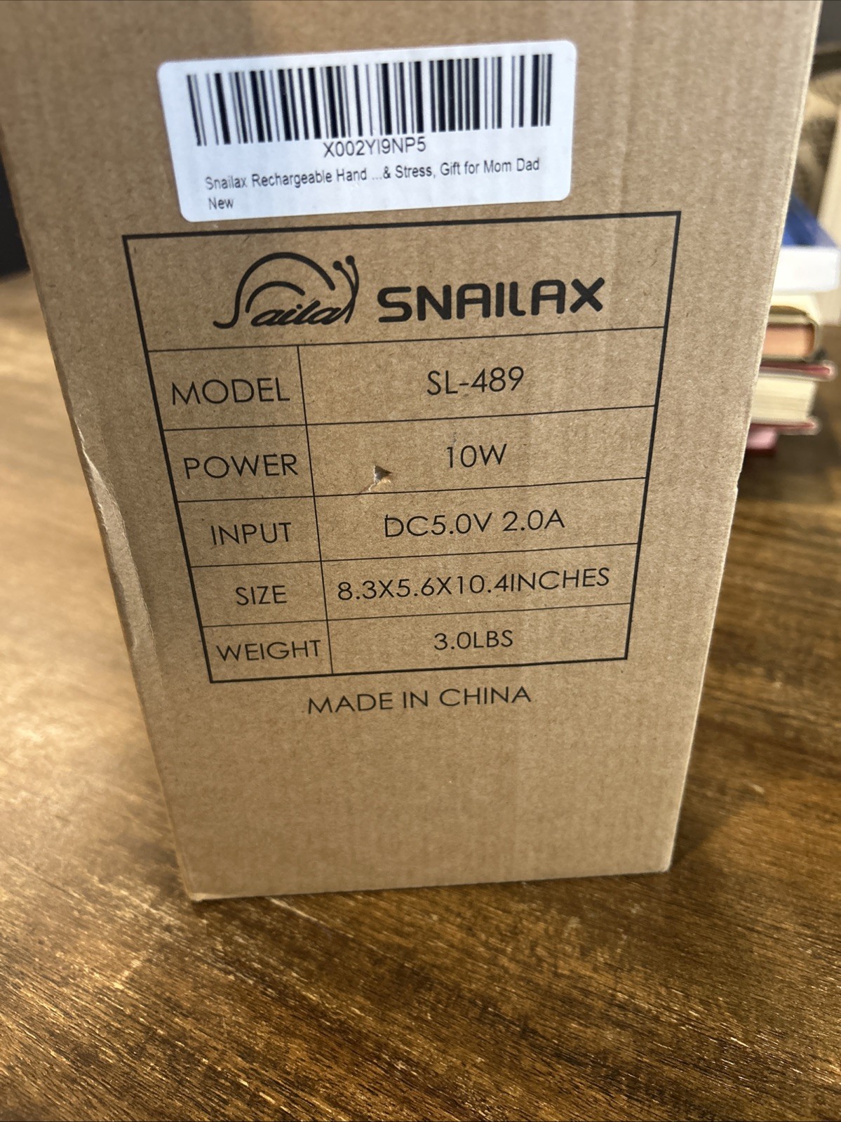 Snailax Shiatsu Back Massager with Heat SL-489