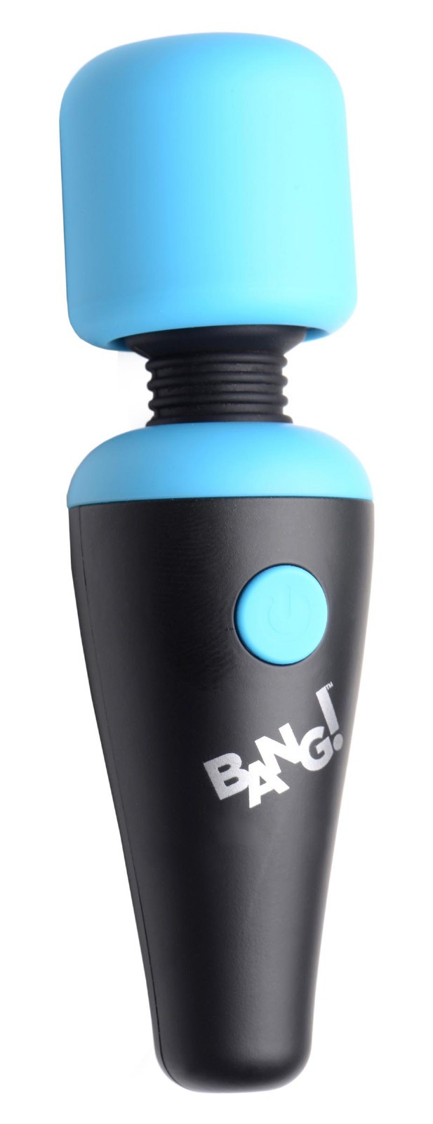 Bang! 10x Vibrating Mini Silicone Wand – Blue (02)
