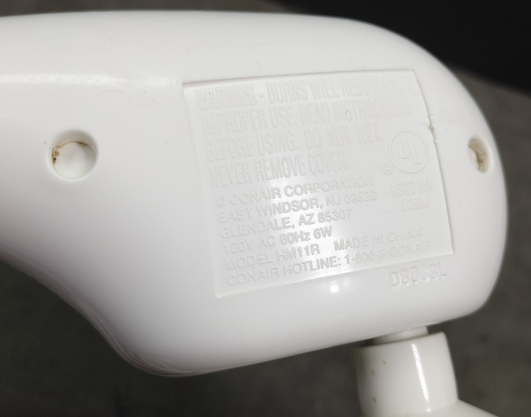 Conair Body Benefits Touch N Tone 2-Speed Corded Massager w/ 1 Attachment HM11