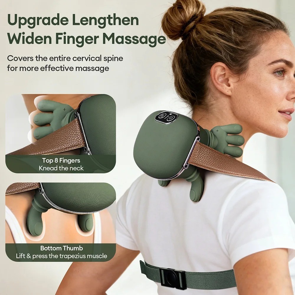Bionic Finger Neck Shoulder Massager Wireless Neck Cervical Trapezius Kneading