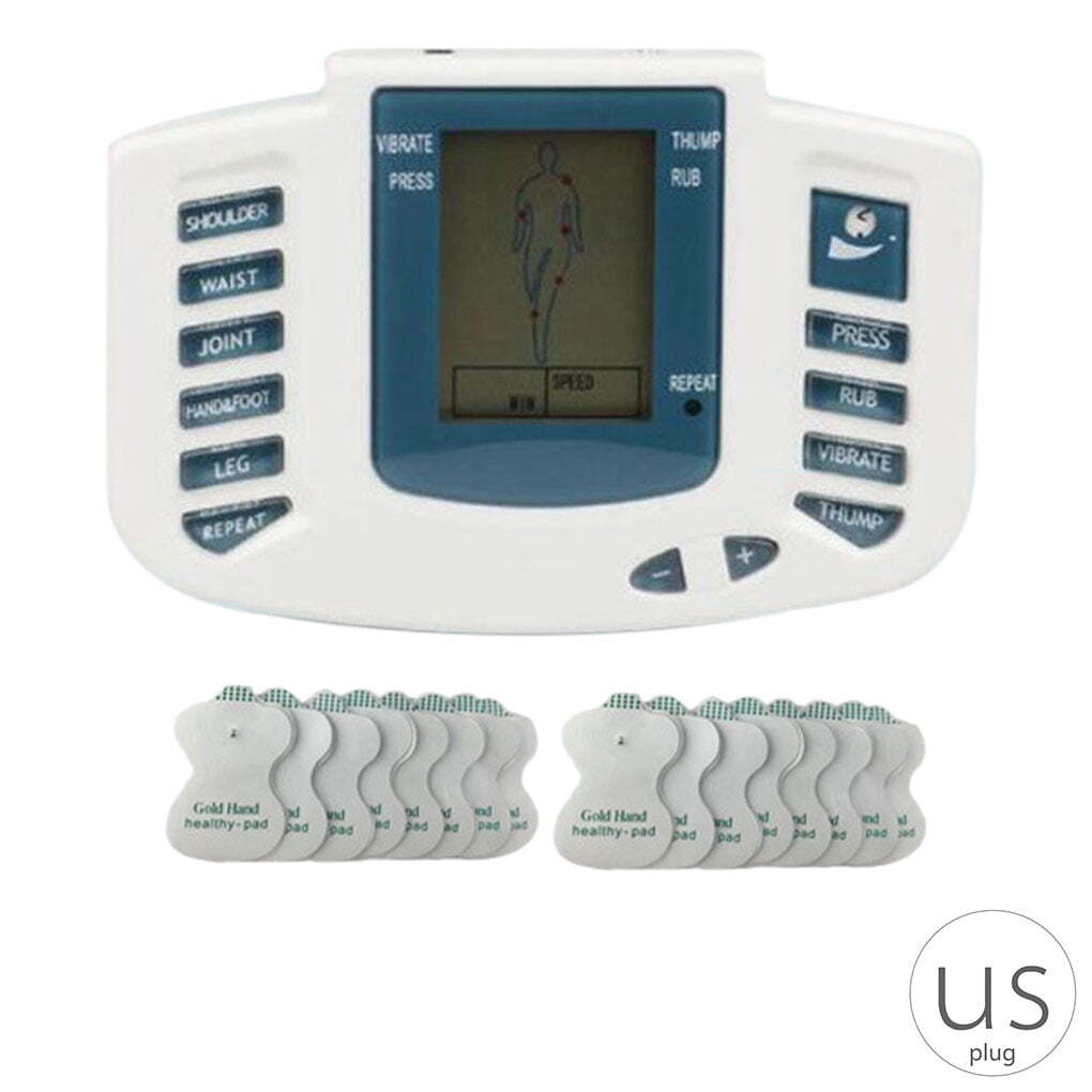 Portable Muscle Stimulator Electronic Massager Neck Hand Body Muscle Pain-usa
