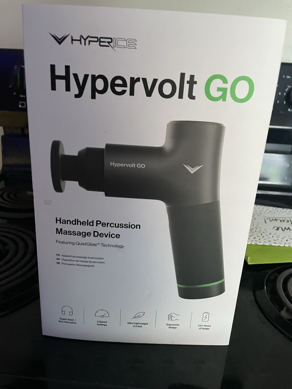 Hyperice Hypervolt GO Massage Gun-Black