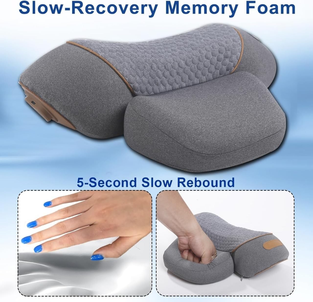 Hugterra Massager, 2025 New massage Neck Massager Relaxation deep tissue pillow