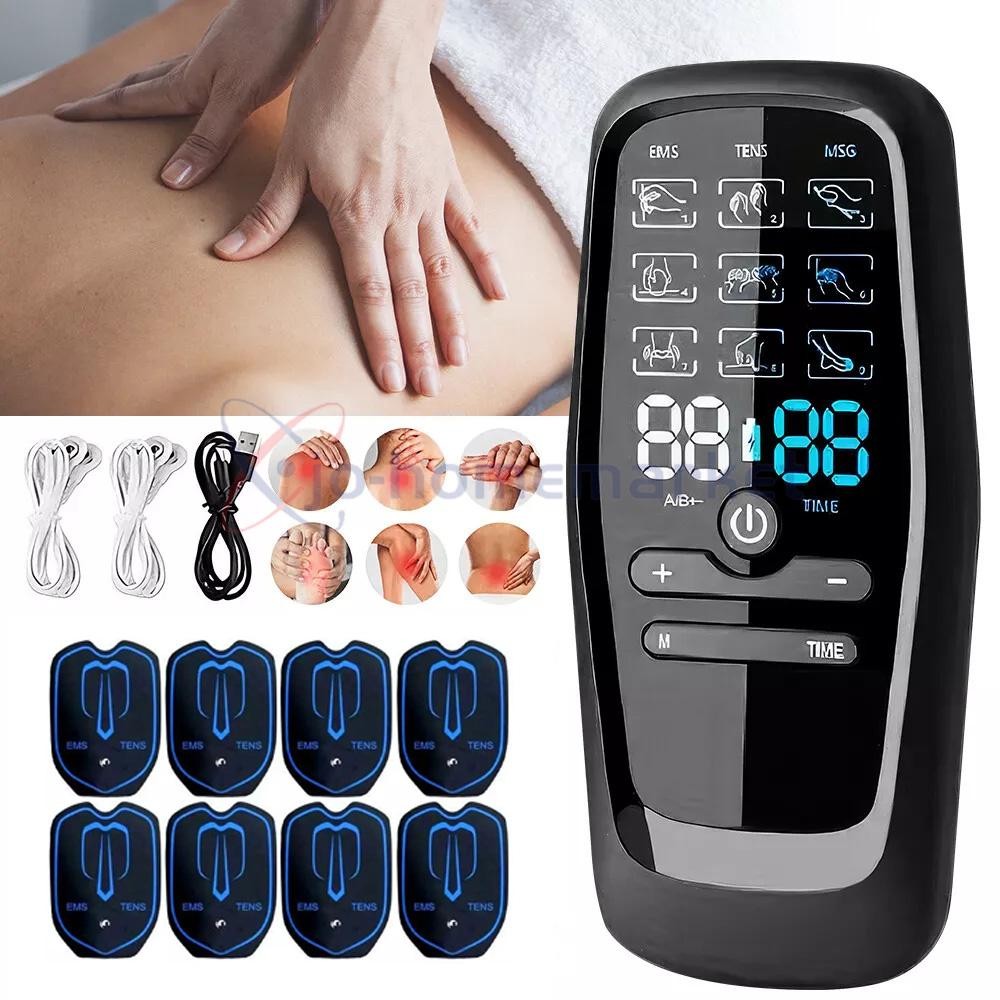 27 Modes Tens Unit Muscle Therapy Pain Relief Stimulator Machine Pulse Massager