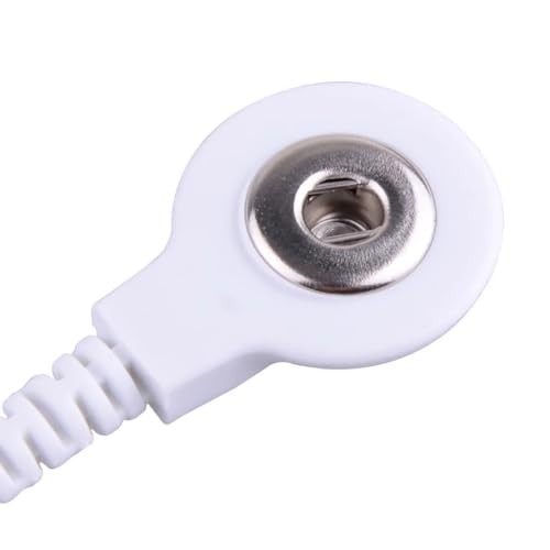 Replacement Premium TENS Lead Wires 2.35mm Shielded Plug to 4 Snap 3.5mm
