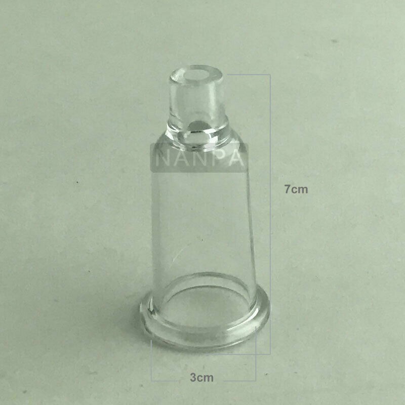1Pair 3 cm Vacuum Cupping Cups Replacement With Pipe For Vacuum Spray Equipment