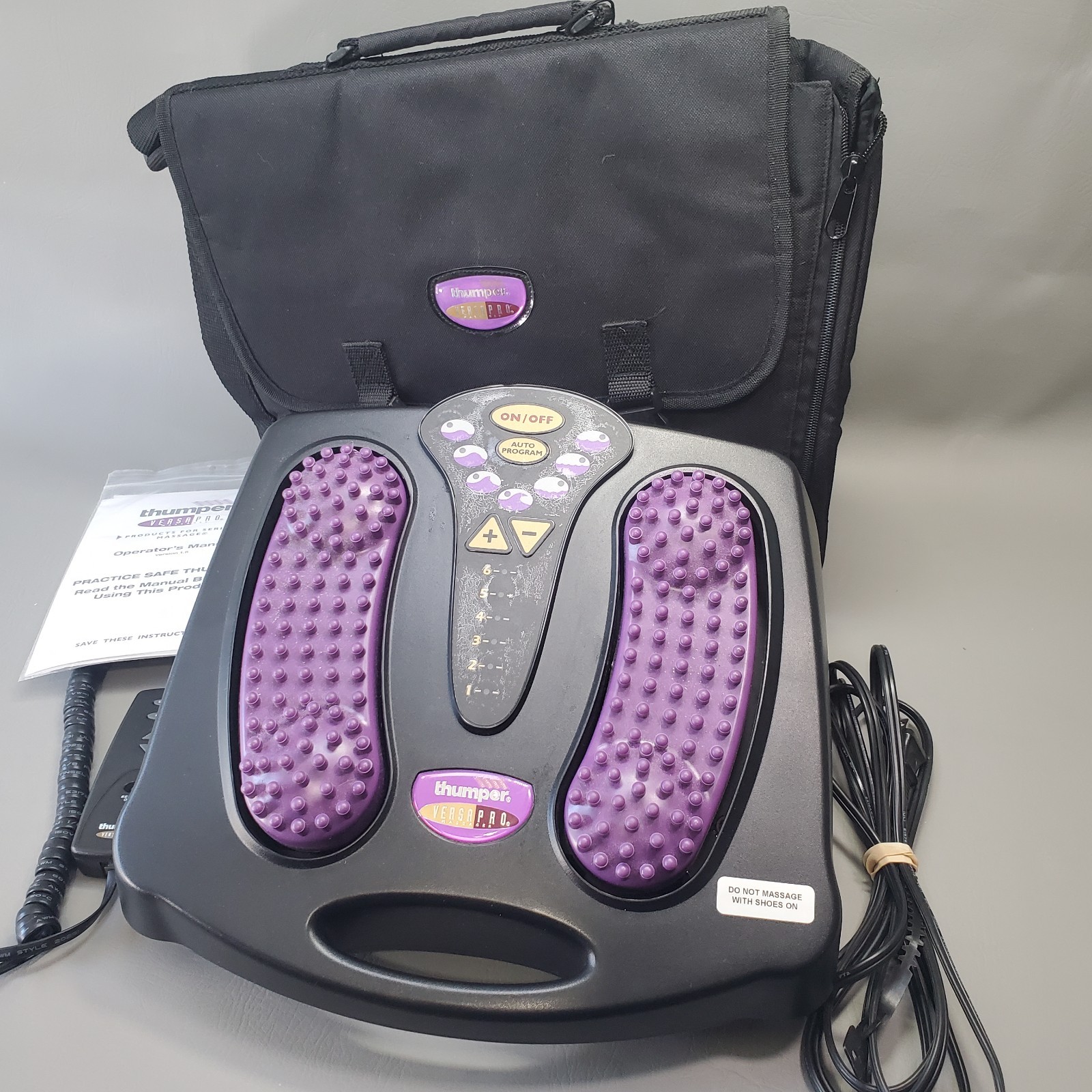 Thumper Versa Pro 403NA Foot Massage Machine Deep Tissue FOR REPAIR – AS IS ONLY
