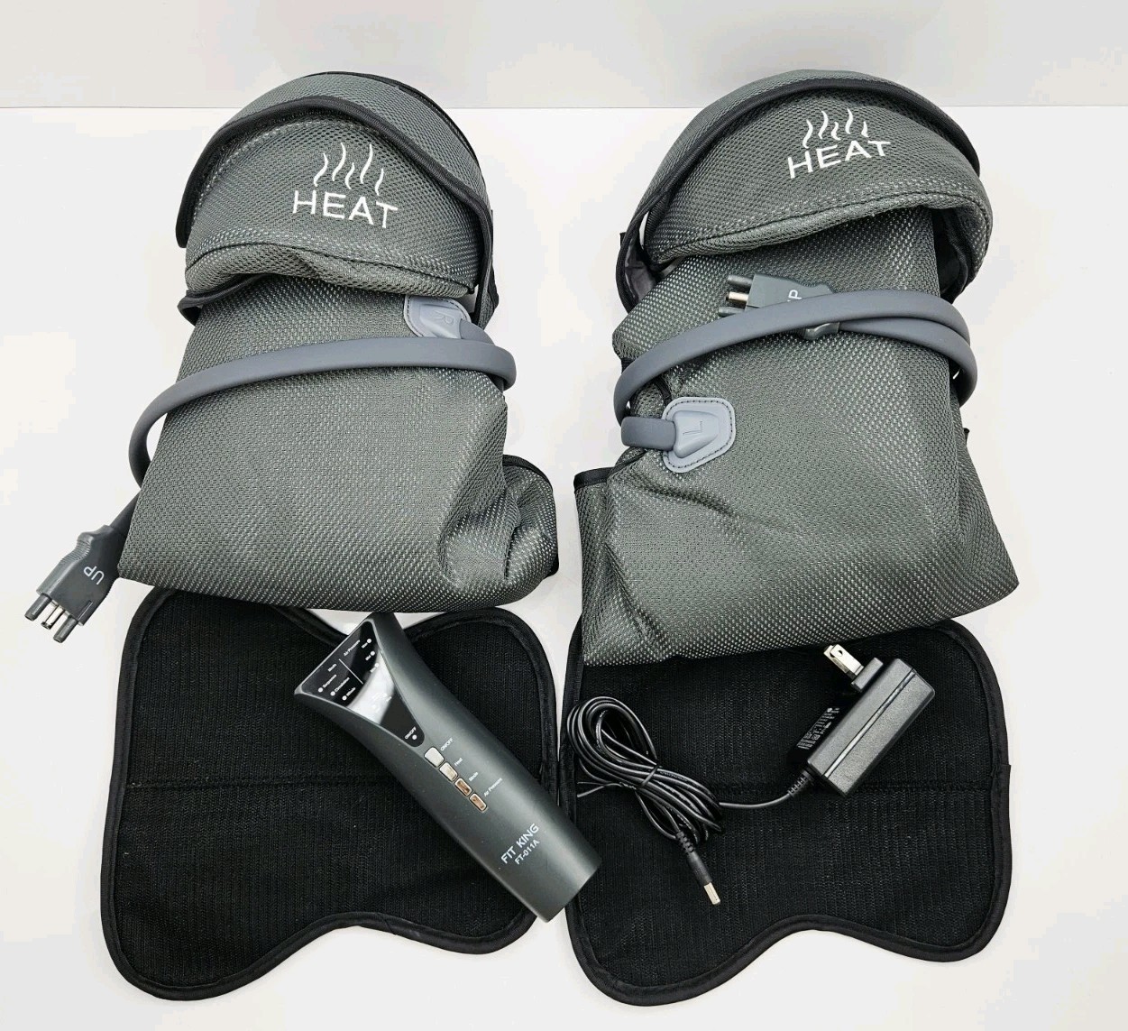 Fit King FT-011A Black Better Performance Air Compression Leg Massager With Heat