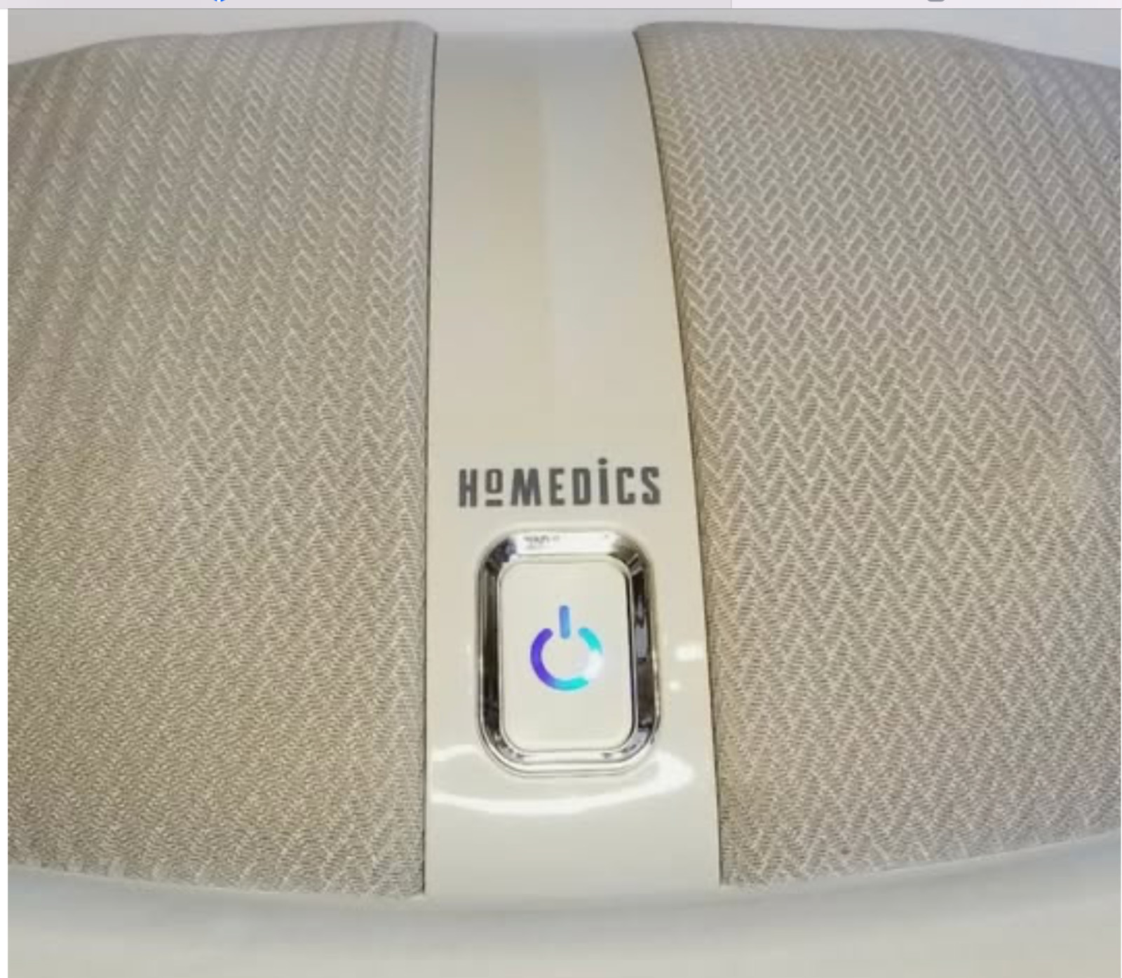 Homedics Shiatsu Air Foot Massager Heat Deep Kneading Rotating Heads