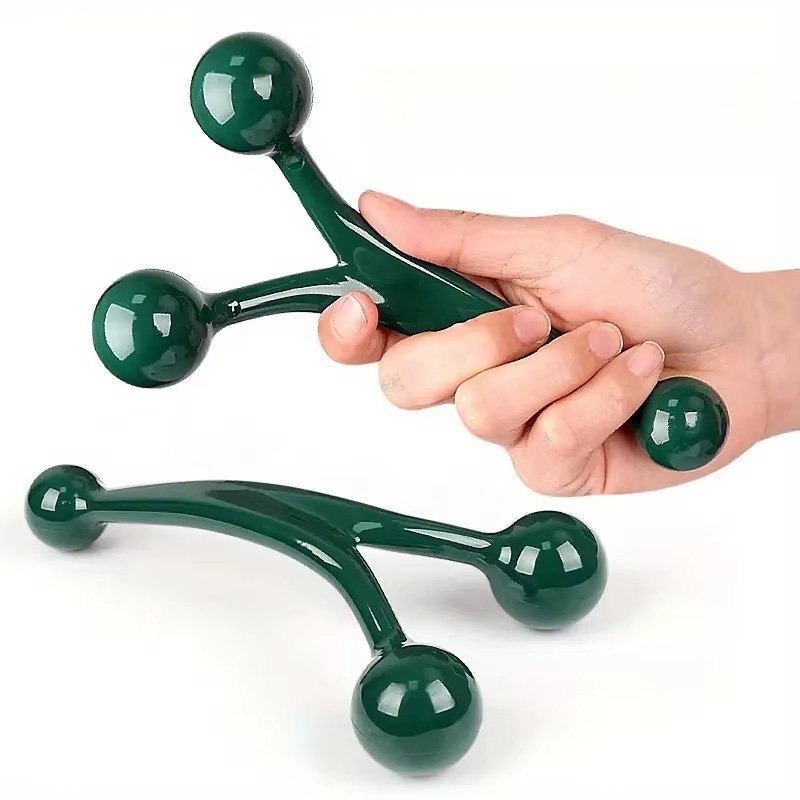 Handheld 3-Ball Massager for Full Body – Neck, Shoulders, Legs & Feet