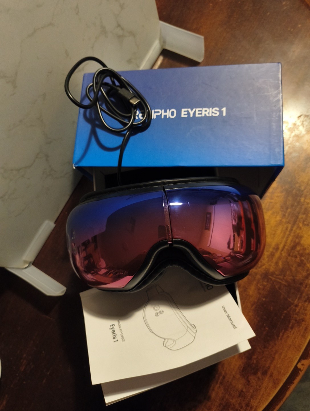 RENPHO Eyeris 1 Eye Massager with Heat and Bluetooth Music Player