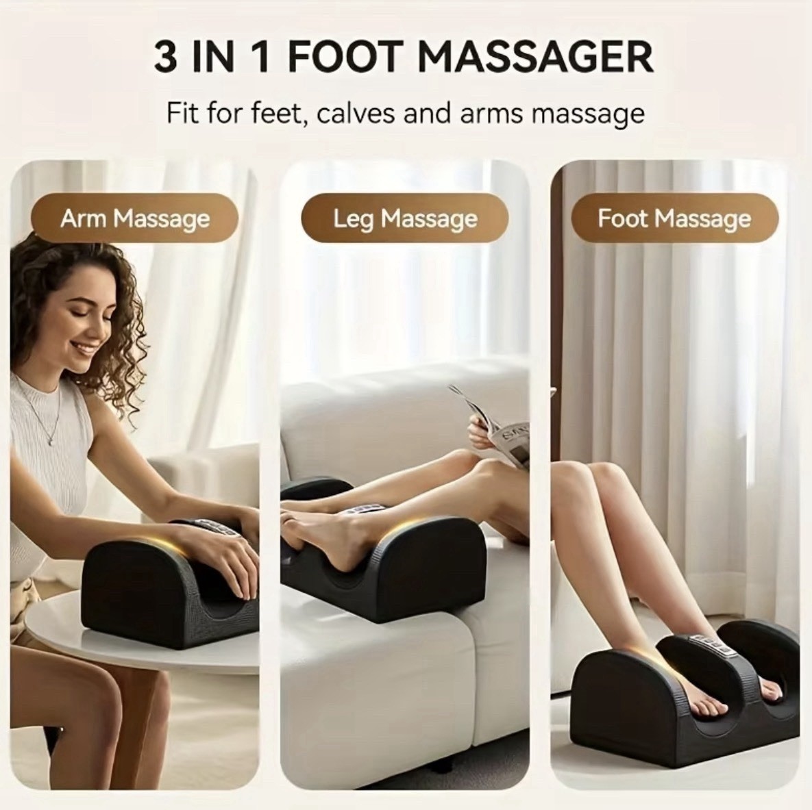 A Multifunctional Foot Massager with for leg Acupressure