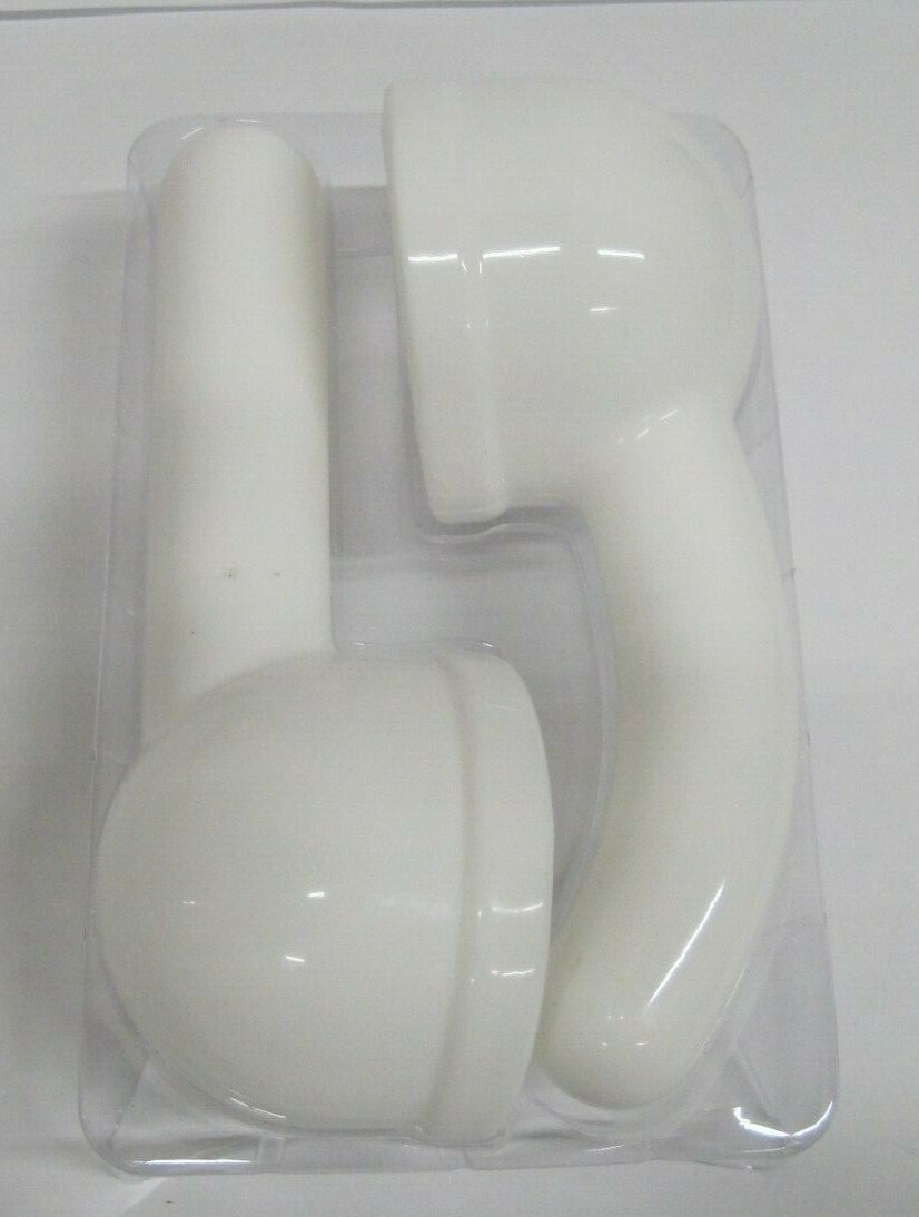 Magic Wand Attachment SET OF 2 Fits Hitachi Magic Wand Vibratex White Color