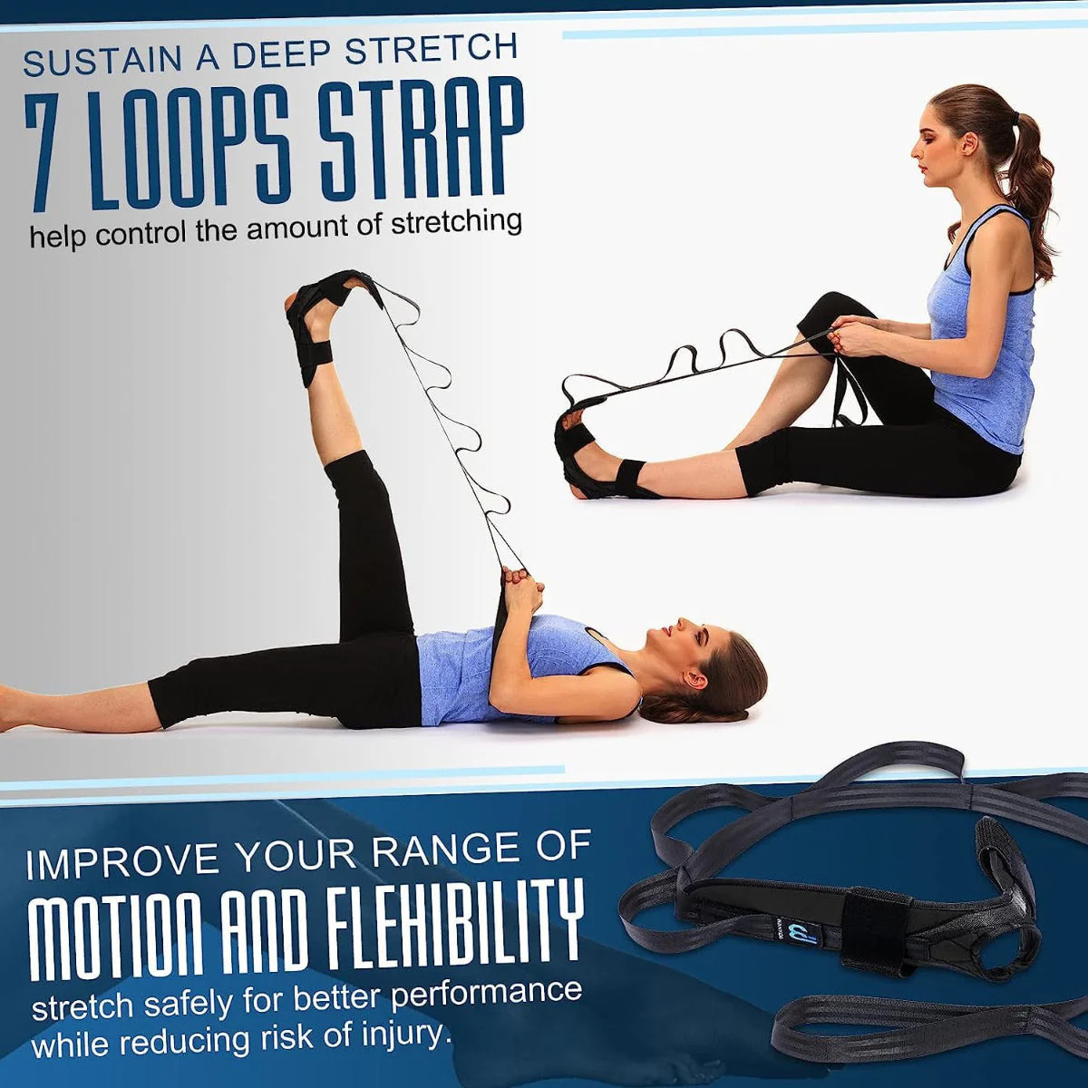 1Pcs Foot Stretcher Calf Stretcher, Portable for Home Travel