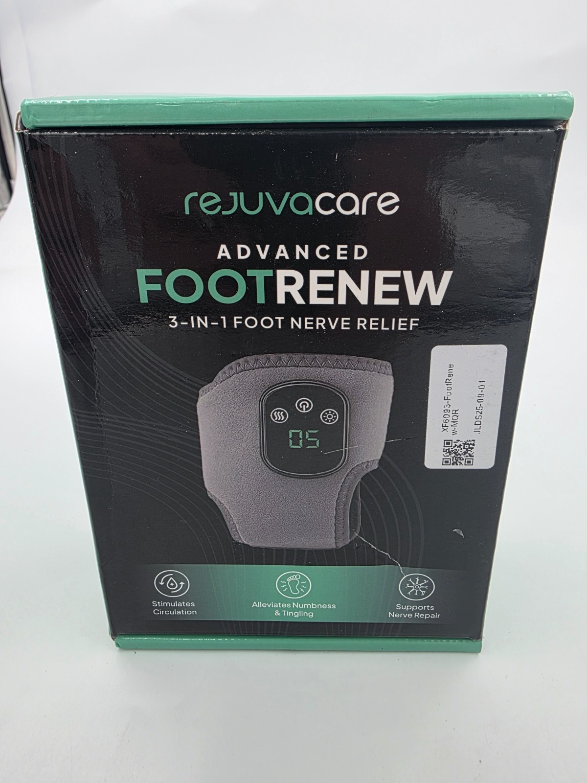 Rejuvacare Advanced Foot Renew 3-in-1 Foot Nerve Relief – New In Box 1 ct