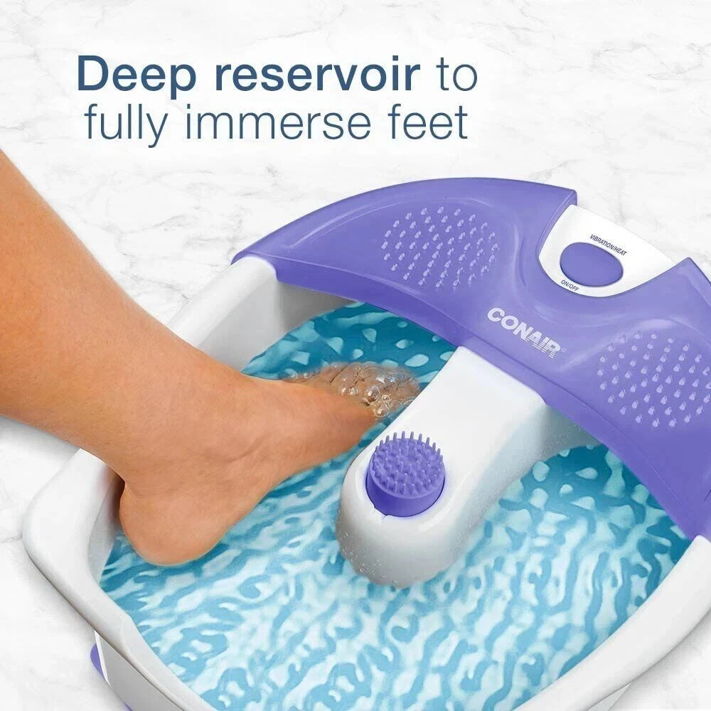 Masajeador Y Tina Spa Para Pies Temperatura Agua Vibración Pedicura Conair Nuevo