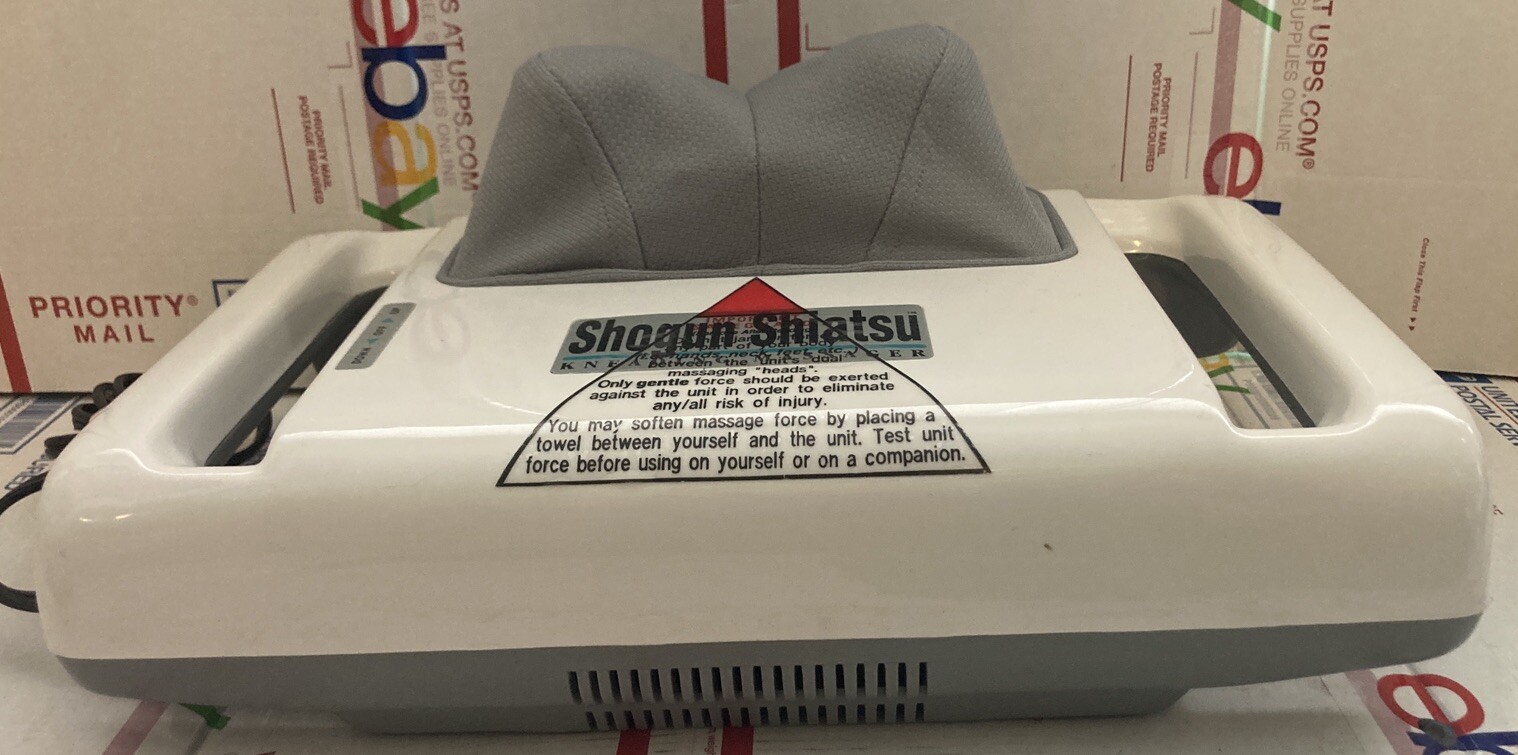 Homedics Shogun Shiatsu Kneading Neck Head Massager SM-444 EUC – TESTED – WORKS!