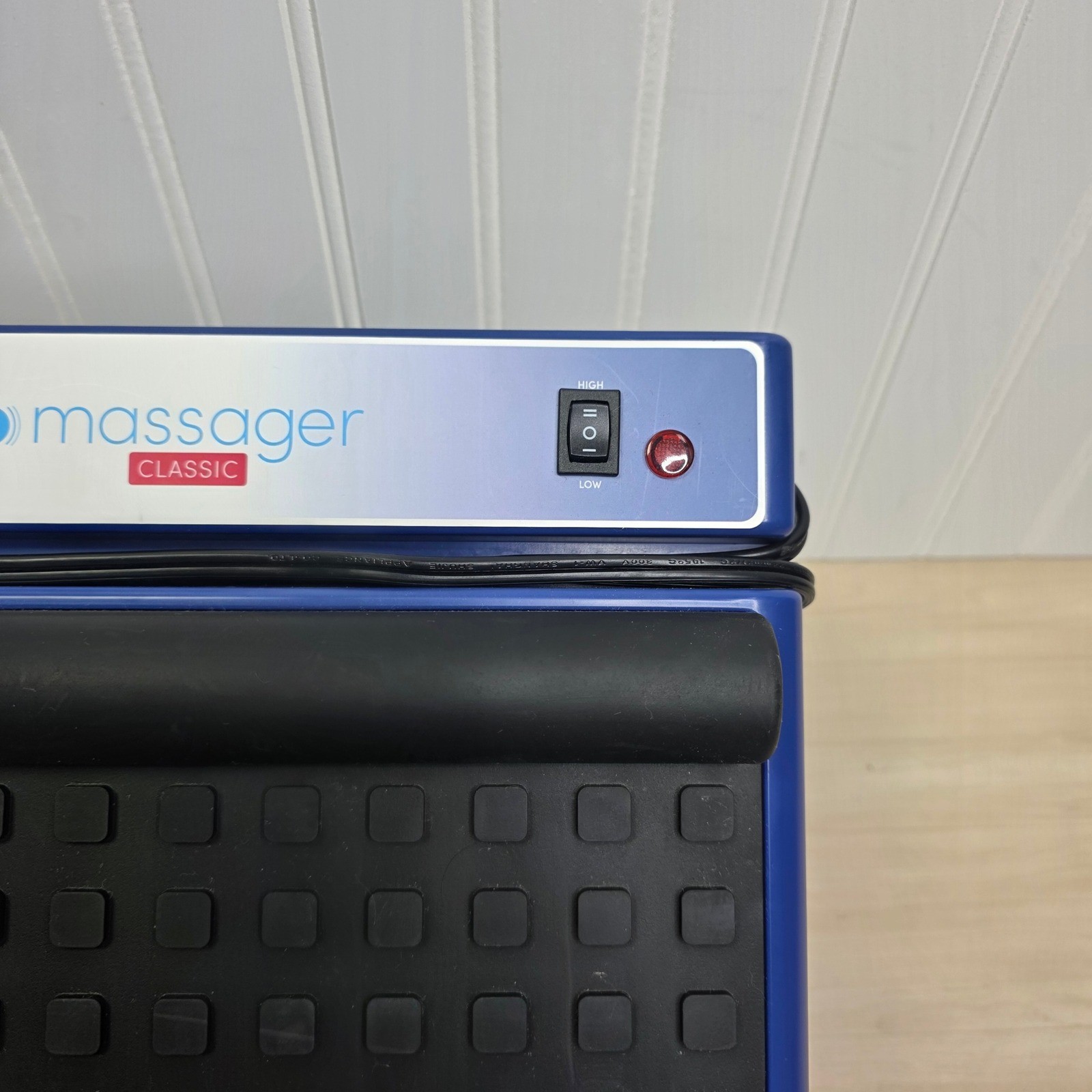 MedMassager Classic MMF08 Variable Speed Electric Foot Massager Blue Black