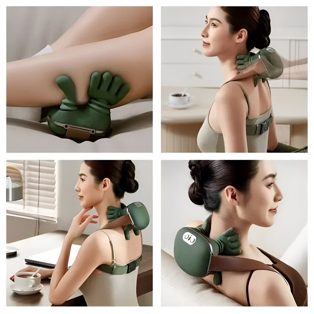 The Handiva Massager with Heat Neck Massagers, Deep Tissue 3D Kneading Shiatsu