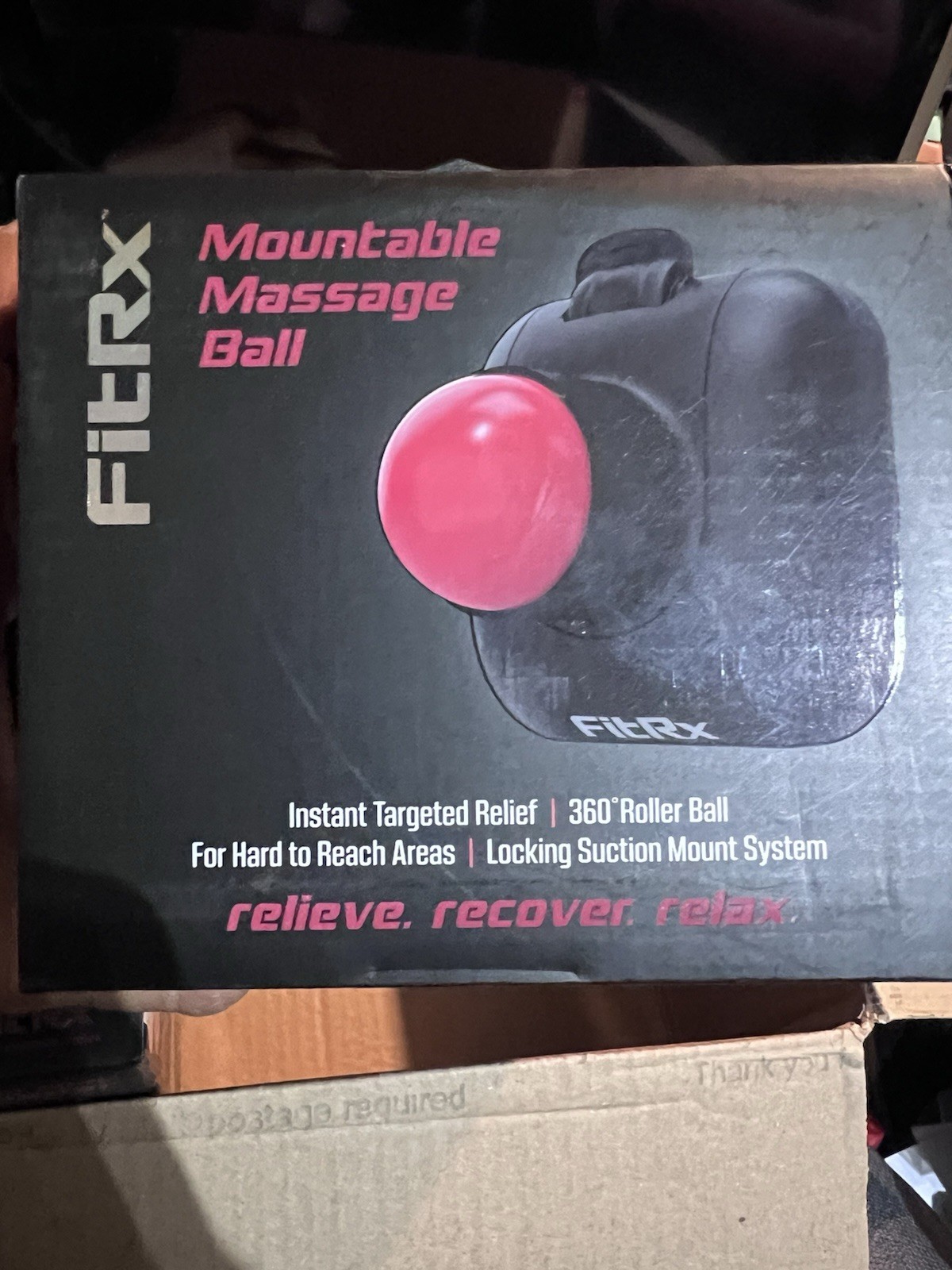 FitRx VibraBall Muscle Massage Roller Icehot Therapy Set Vibraroller Massager 2
