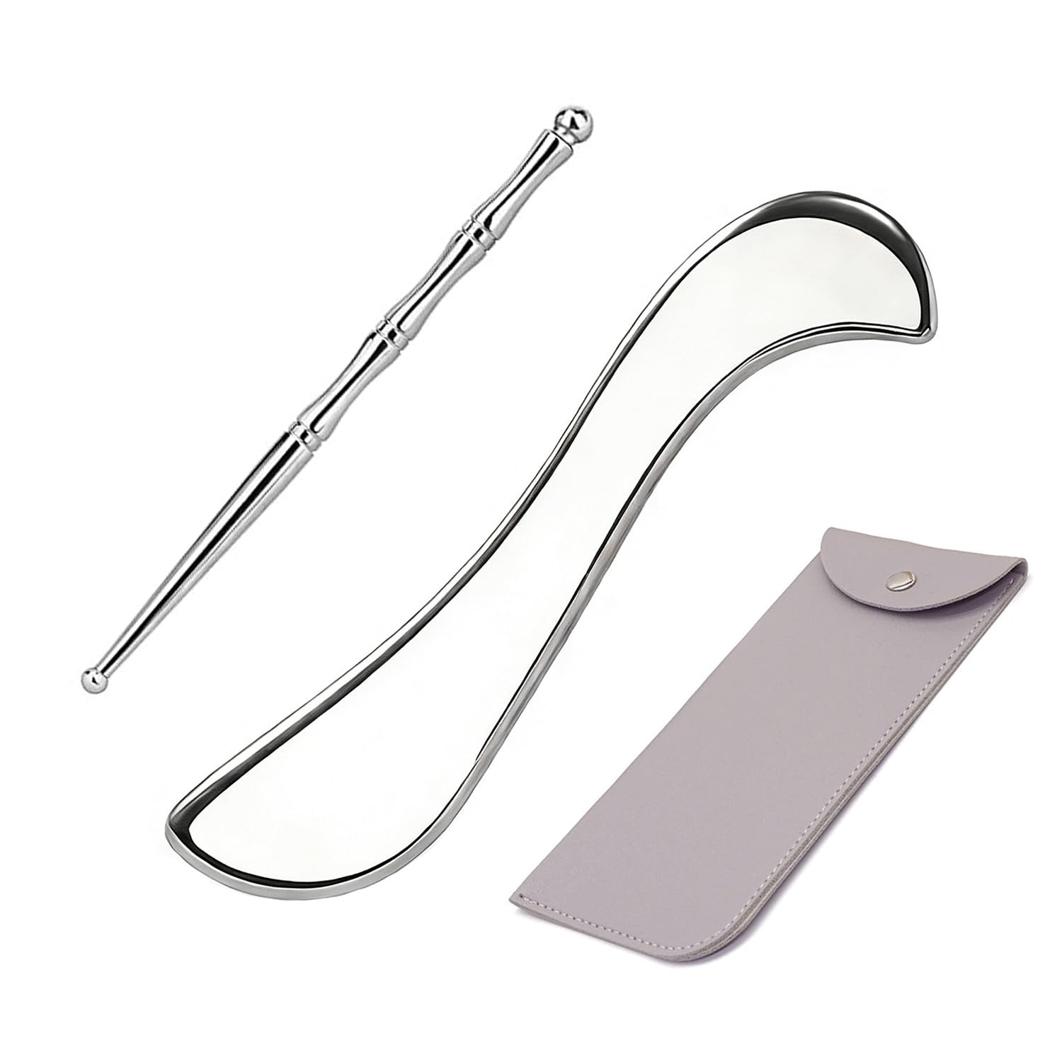 Trigger Point Acupressure Pen & Stainless Steel Gua Sha Set – Muscle Scraper …