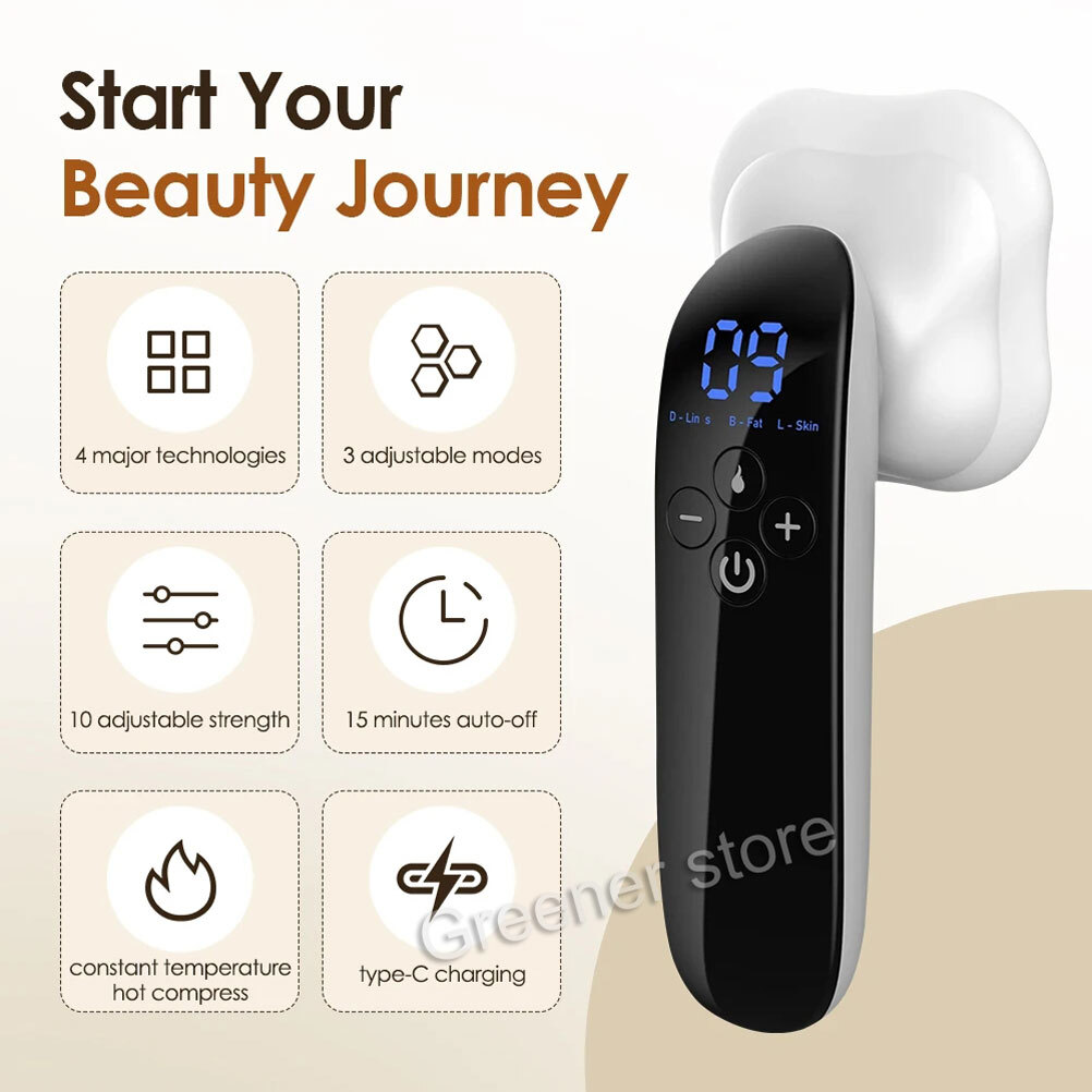 RF Fat Remover Massager for Belly Waist Leg Arm Body Sculpting Slimming Machine
