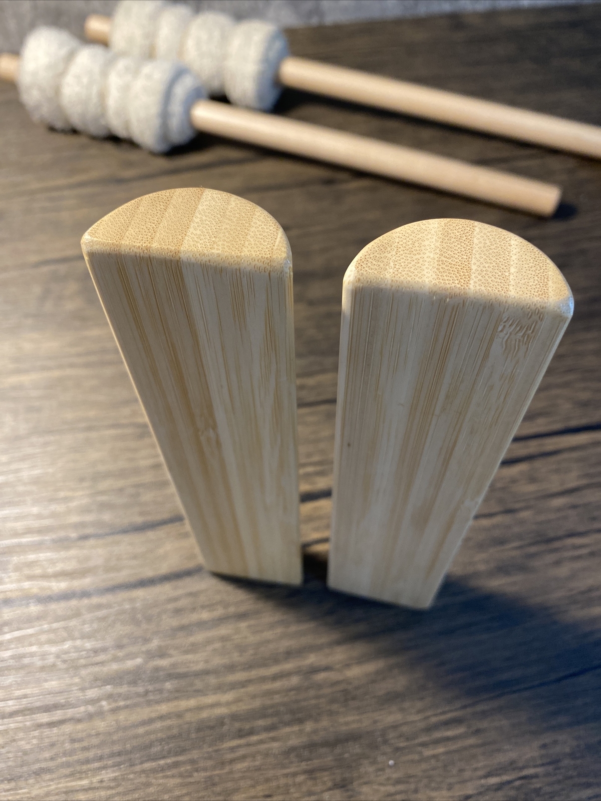 Wooden Massage Tools 6 Pc Handmade USA Sealed Hand Body Foot Reflexology #174C