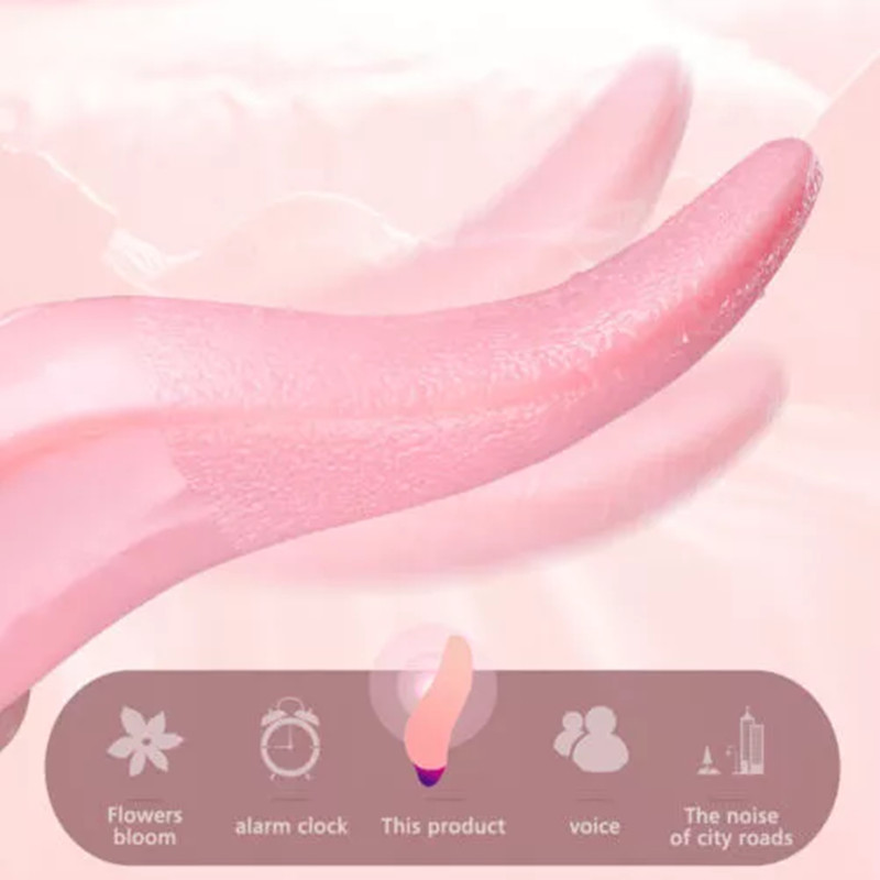 Pink Waterproof Tongue Vibration Massager – 1 Pack, Water-Resistant Fun Toy
