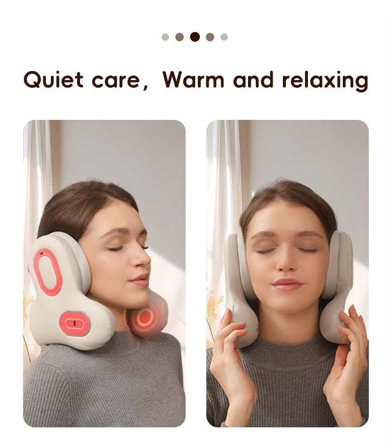 Neck Massager/Travel Memory Foam Pillow (Orthopedic Cervic) with Bluetooth Music