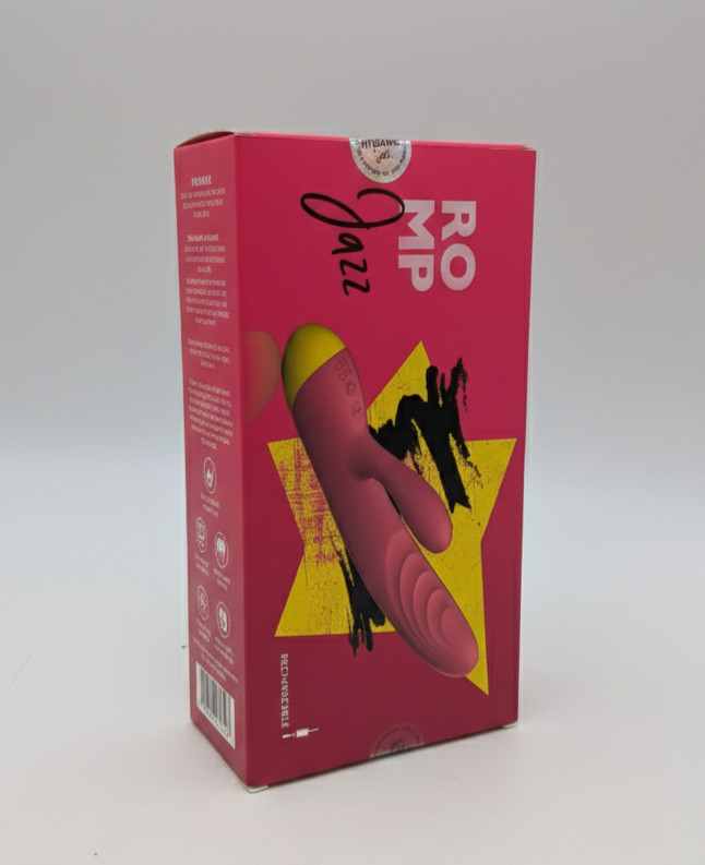 ROMP Jazz Rabbit Silicone Vibrator | Red