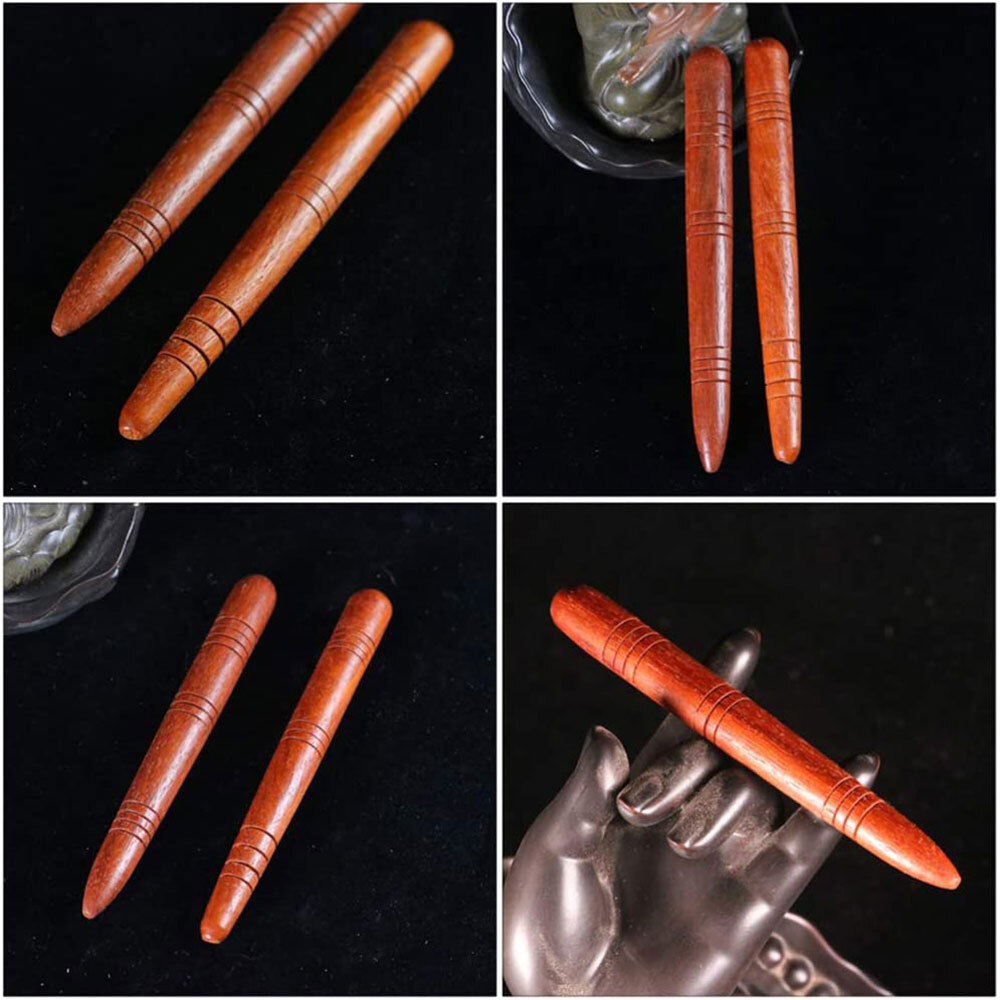 1/2X Wood Stick Tools Thai Massage Spa Foot Hand Reflexology Health Therapy US