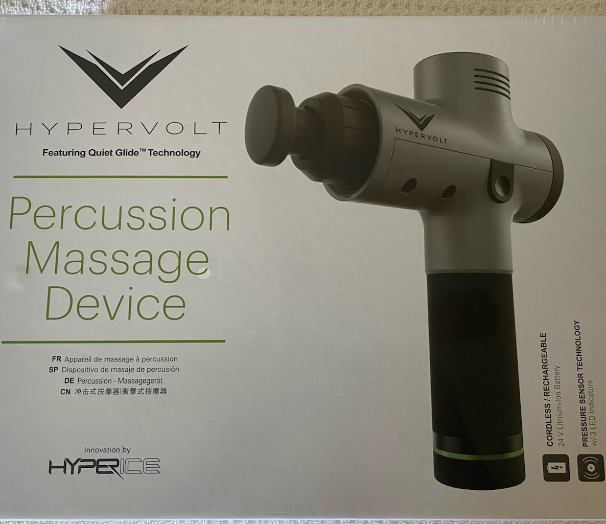 Hyperice HPI5300000100 Hypervolt Portable Massage Device Brand New Sealed Box
