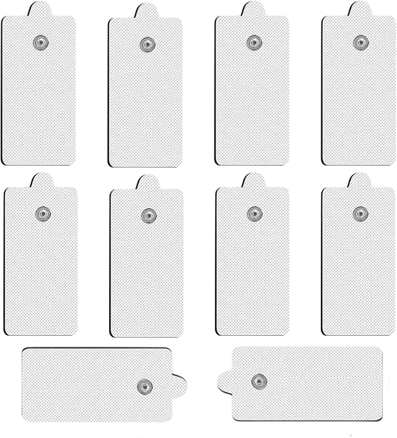 10 Pcs Stronger Large TENS Unit Pads Compatible with MEDVICE, NURSAL, Belifu, Br