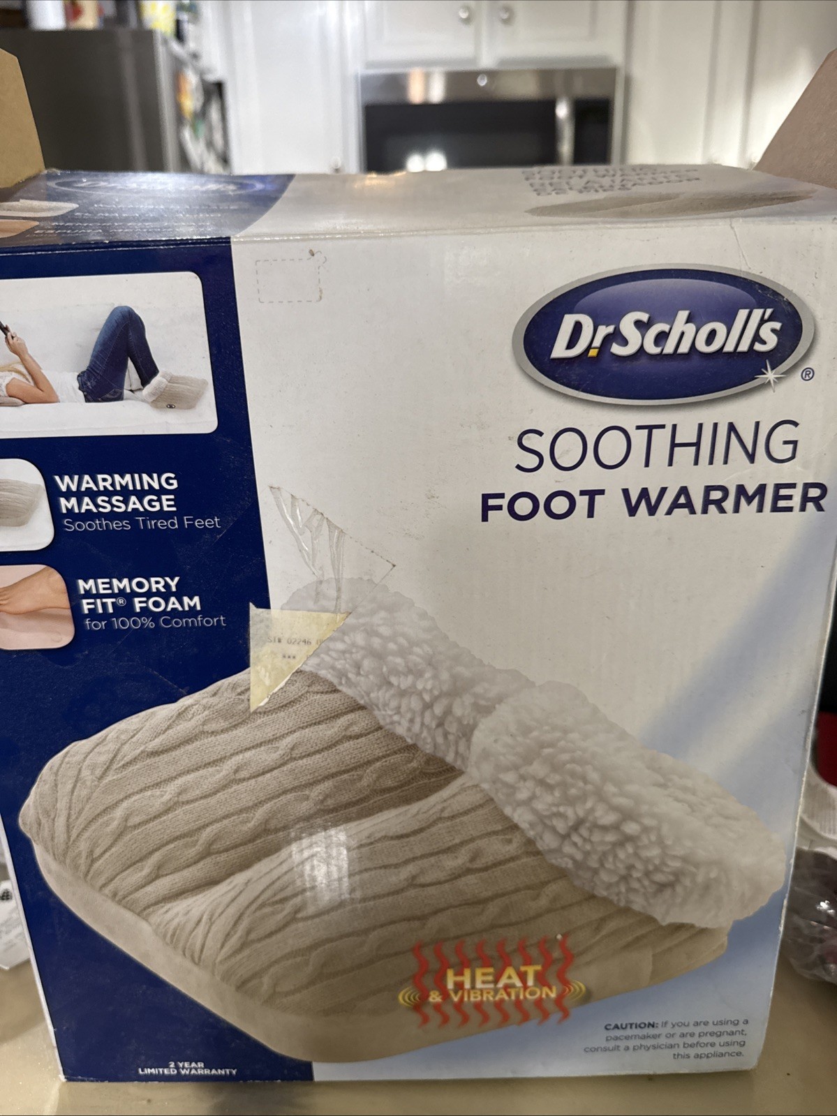 Dr. Scholl’s Soothing Foot Warmer.
