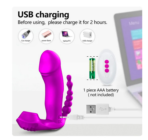 WATERPROOF WIRELESS MULTIPLE VIBRATING HEATED WOMEN PERSONAL SUCTION MASSAGER