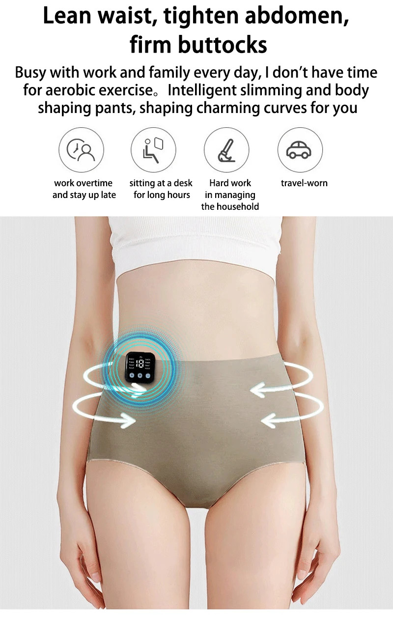 EMS Massage Yoga Power Pants Hip Lifting Leg Toning Body Shaping Fitness Pants