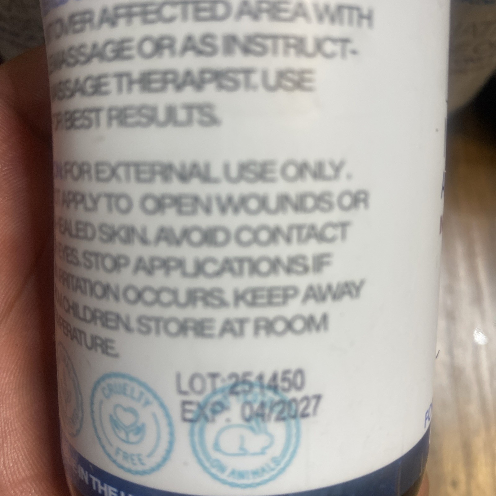 Lymphatic Drainage Massage Oil with Arnica Oil & Coconut for Post Surgery