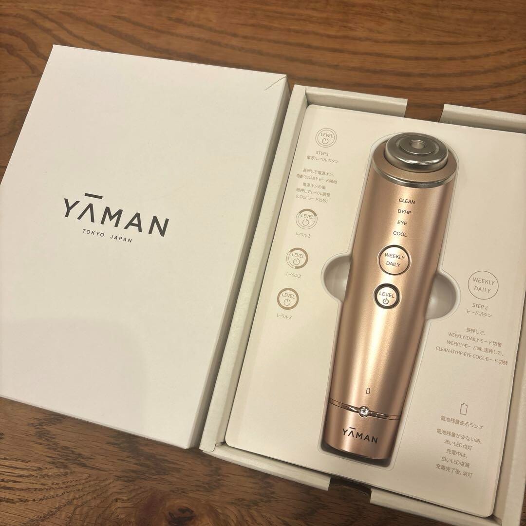 YA-MAN RF Facial Device M18-YL Photo Plus Shiny Pink Champagne Anti Aging Skin