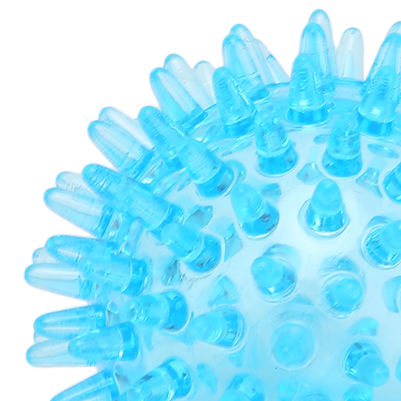 ♡ 7cm Spiky Ball Hollow Soft Transparent Strength Hand Exercise Massage Ball