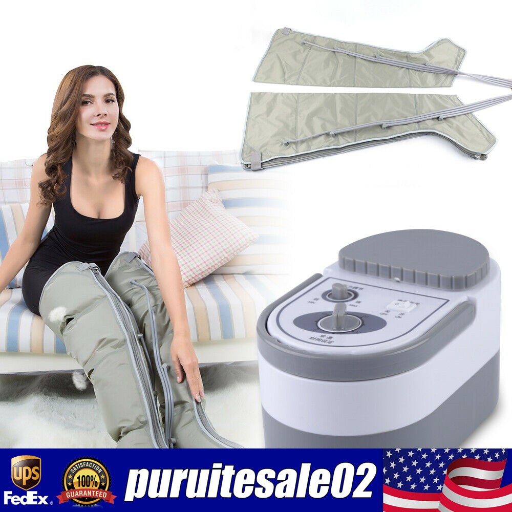 for Lymphedema Recover Pneumatic Compression Leg Massager Machine Pump Boots