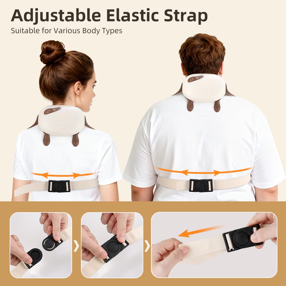 Neck Shoulder Massager with Heat Simulated Human Hand Cervical Trapeziu Massager